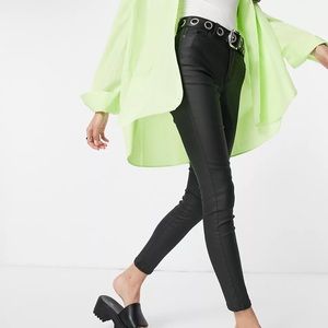 New without tag - Topshop Coated Jamie Skinny Jean